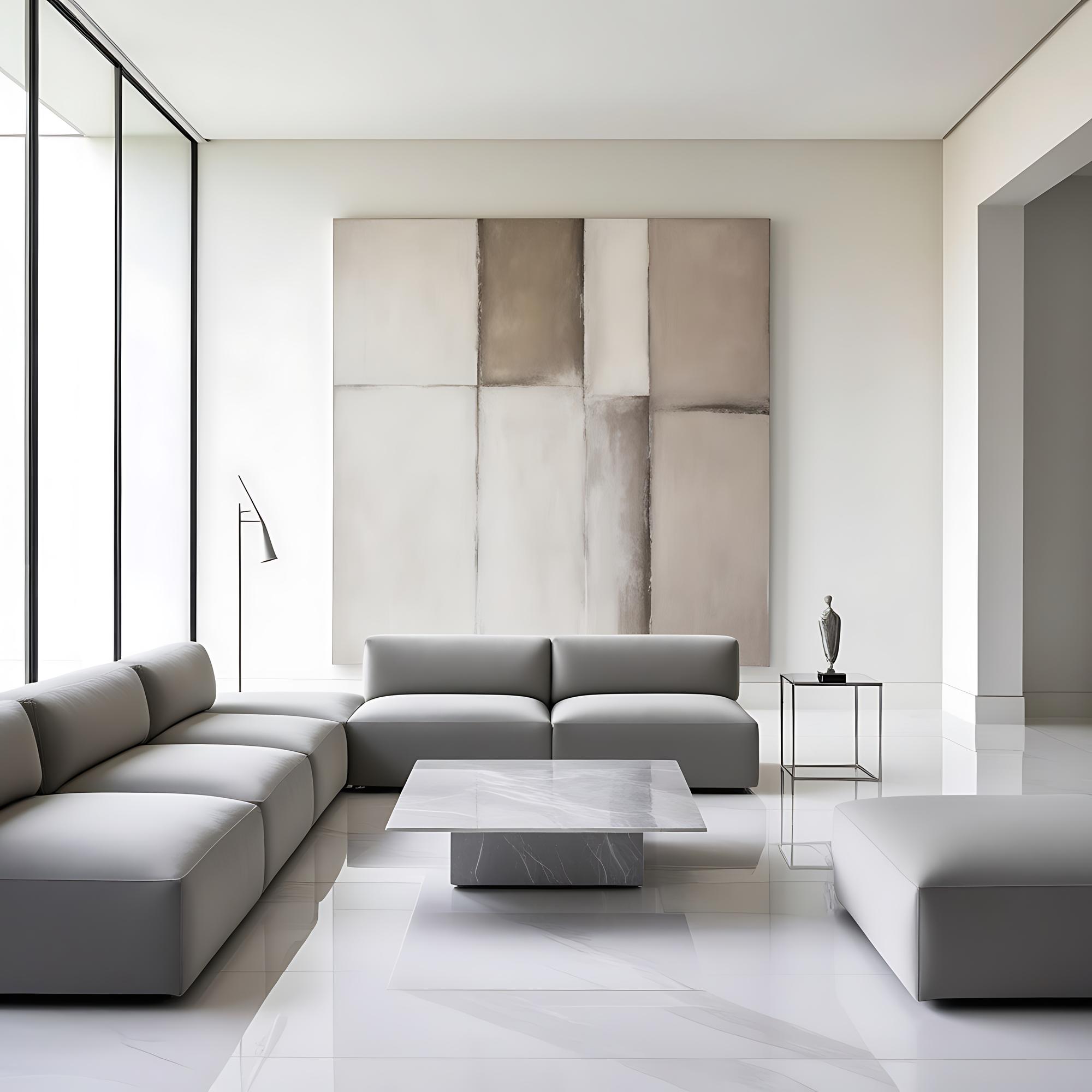 modern apartment living area